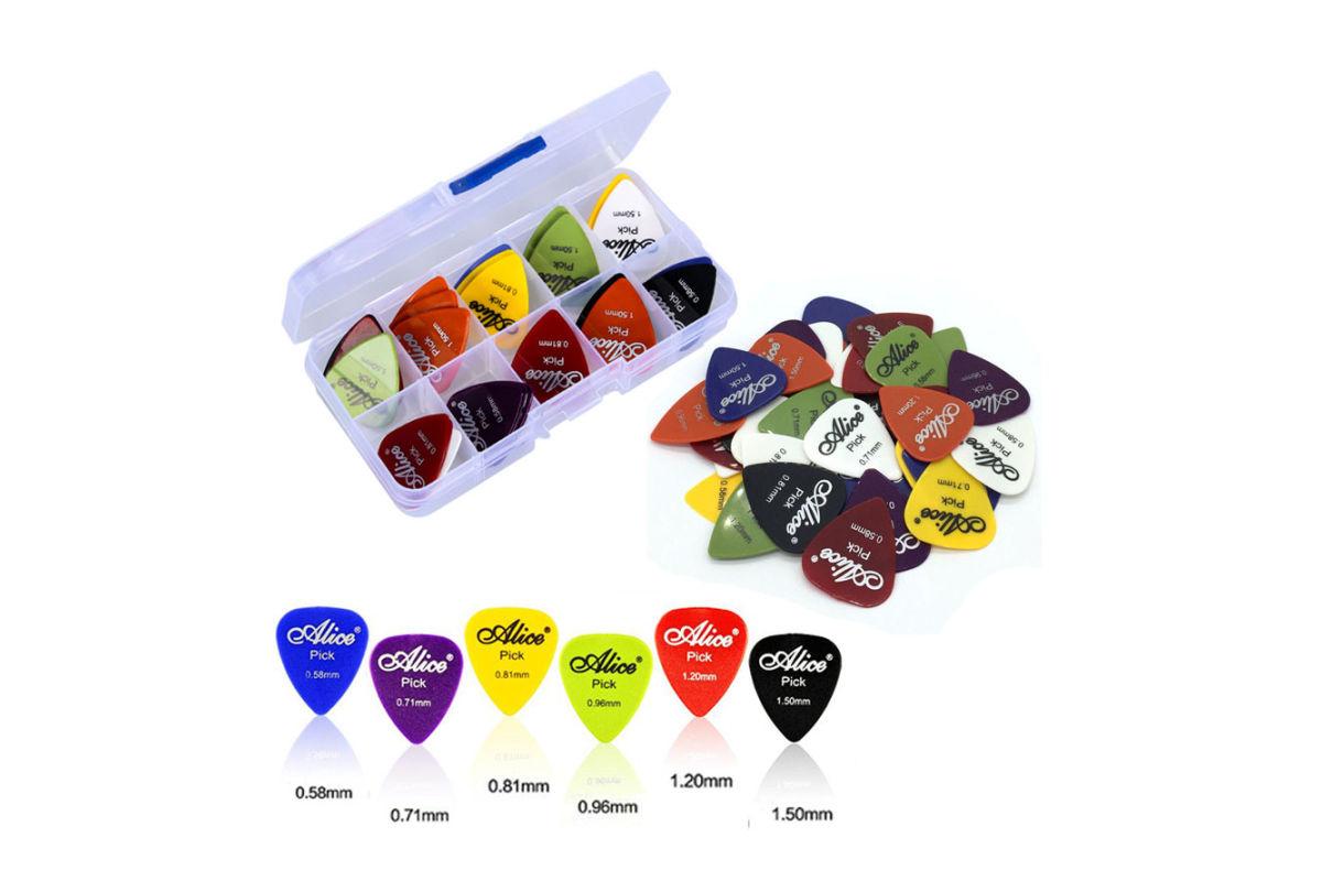 Guitar Picks Set with Storage Case view 2