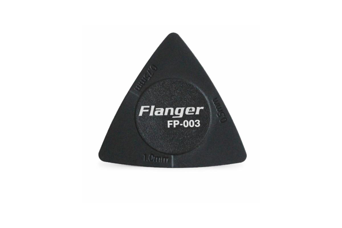 Flanger 3 Thickness Triangle Guitar Picks Antislip Style Picks White