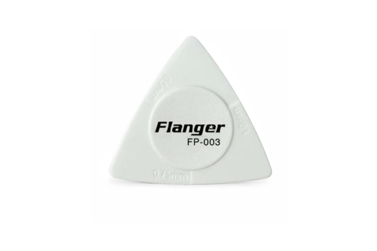 Flanger 3 Thickness Triangle Guitar Picks Antislip Style Picks White view 2